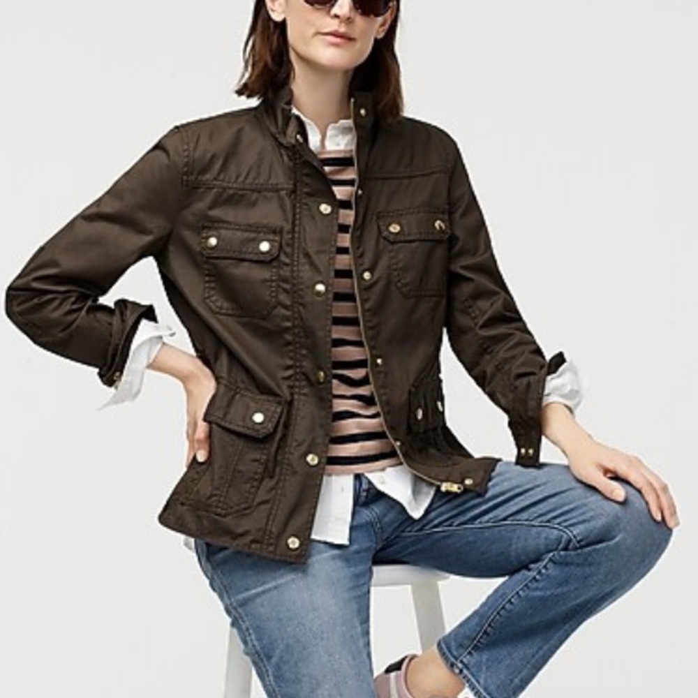 JCREW relaxed boyfriend field jacket XS (fits S)